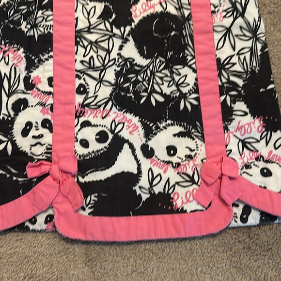 Lilly Pulitzer Girl's Originals Shift Dress Panda Pandamonium 3T - Picture 4 of 4